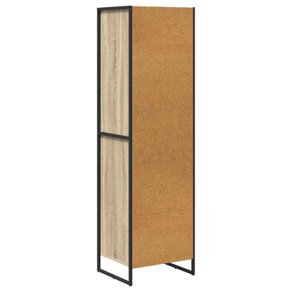 vidaXL Book Cabinet Sonoma 43 x 36 x 150.5 cm Engineered Wood