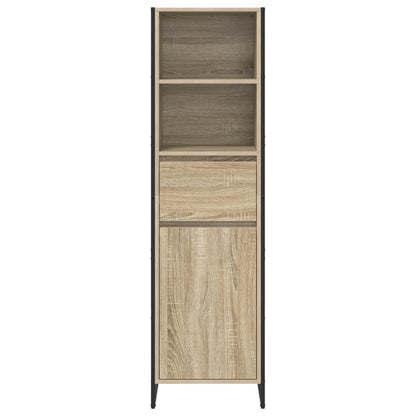 vidaXL Book Cabinet Sonoma 43 x 36 x 150.5 cm Engineered Wood
