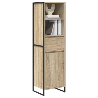 vidaXL Book Cabinet Sonoma 43 x 36 x 150.5 cm Engineered Wood