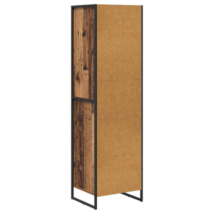 vidaXL Book Cabinet Old Wood 43 x 36 x 150.5 cm Engineered Wood