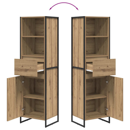 vidaXL Book Cabinet Artisian Oak 43 x 36 x 150.5 cm Engineered Wood
