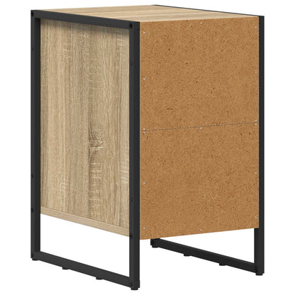 vidaXL Bedside Table 2 pcs Sonoma Oak 39.5 x 30 x 50 cm