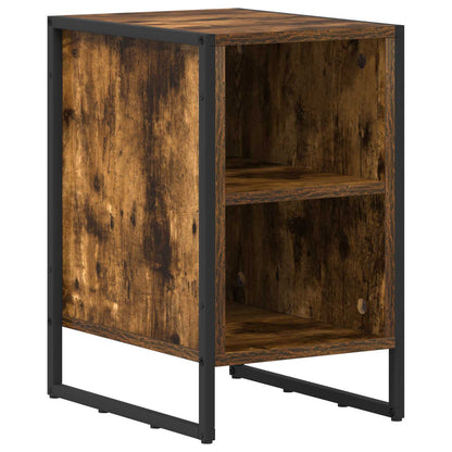 vidaXL Bedside Table 2 pcs Smoked Oak 39.5 x 30 x 50 cm