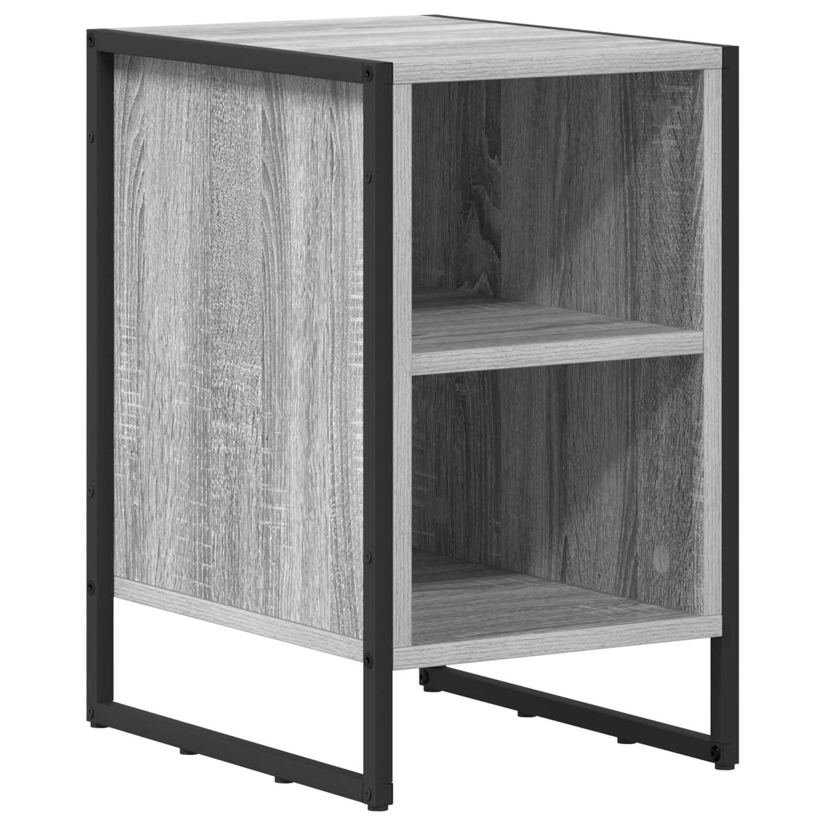 vidaXL Bedside Table 2 pcs Grey Sonoma 39.5 x 30 x 50 cm