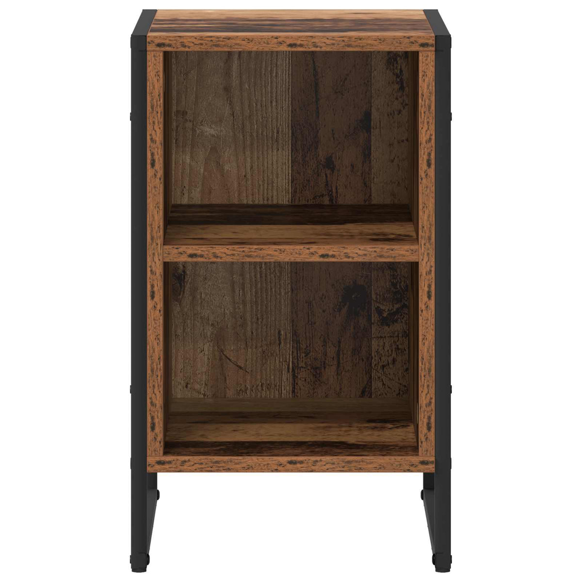 vidaXL Bedside Table 2 pcs Old Wood 39.5 x 30 x 50 cm Engineered Wood