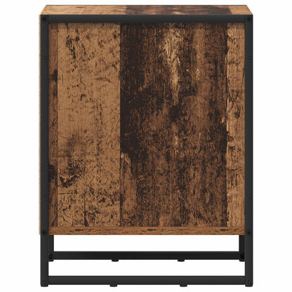 vidaXL Bedside Table 2 pcs Old Wood 39.5 x 30 x 50 cm Engineered Wood