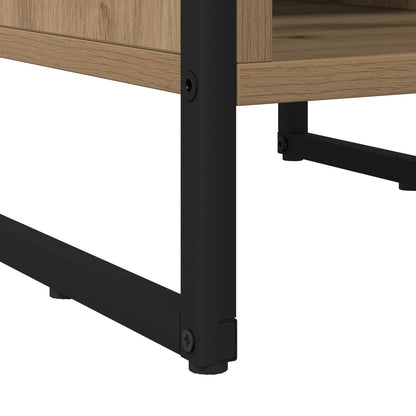 vidaXL Bedside Table Artisan Oak 39.5 x 30 x 50 cm Engineered Wood