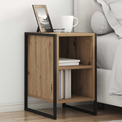 vidaXL Bedside Table Artisan Oak 39.5 x 30 x 50 cm Engineered Wood
