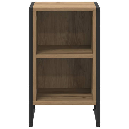 vidaXL Bedside Table Artisan Oak 39.5 x 30 x 50 cm Engineered Wood