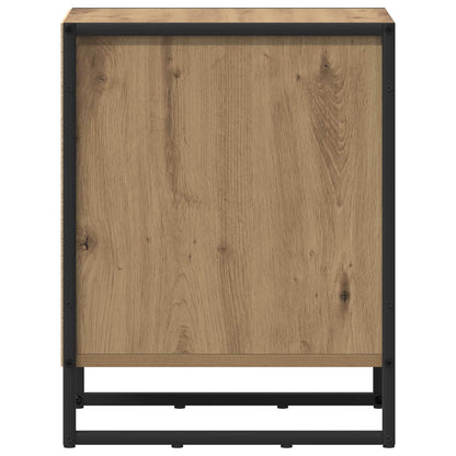 vidaXL Bedside Table Artisan Oak 39.5 x 30 x 50 cm Engineered Wood