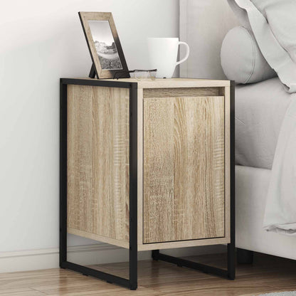 vidaXL Bedside Table Sonoma Oak 39.5 x 30 x 50 cm Engineered Wood