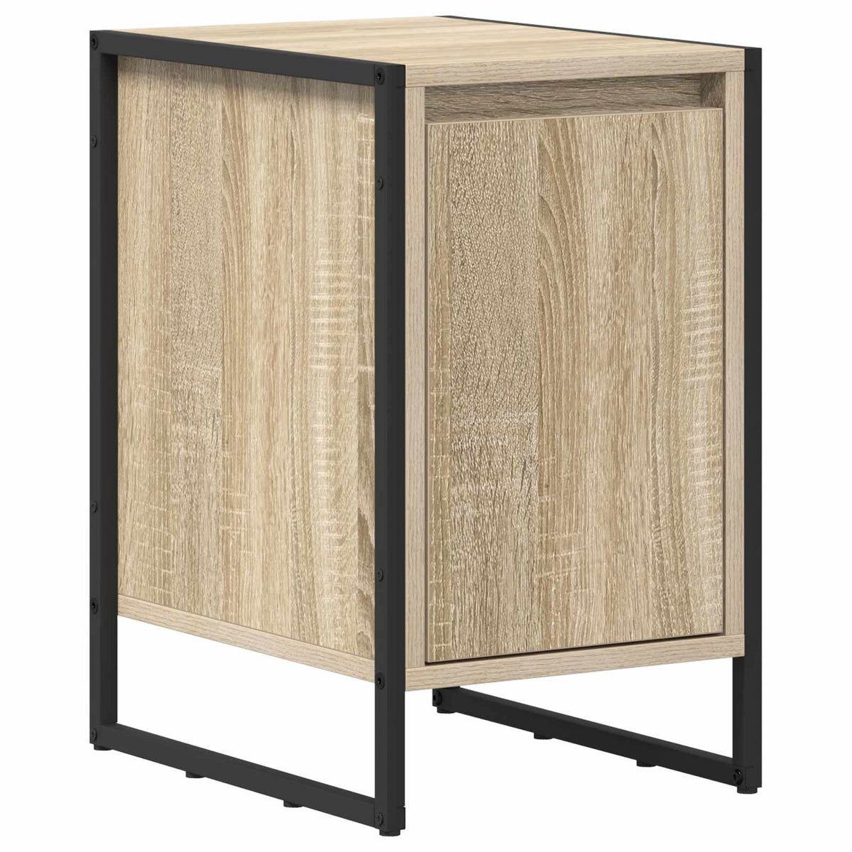 vidaXL Bedside Table Sonoma Oak 39.5 x 30 x 50 cm Engineered Wood
