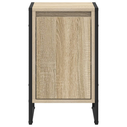 vidaXL Bedside Table Sonoma Oak 39.5 x 30 x 50 cm Engineered Wood