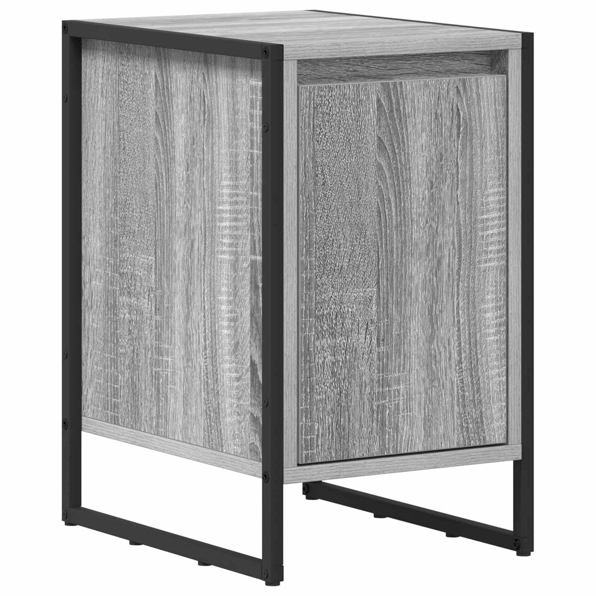vidaXL Bedside Table 2 pcs Grey Sonoma 39.5 x 30 x 50 cm