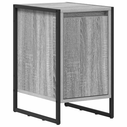vidaXL Bedside Table 2 pcs Grey Sonoma 39.5 x 30 x 50 cm