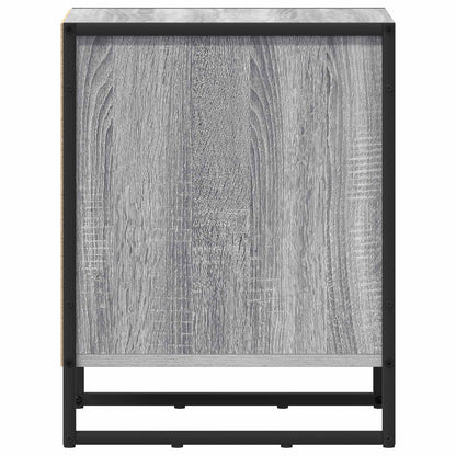 vidaXL Bedside Table 2 pcs Grey Sonoma 39.5 x 30 x 50 cm