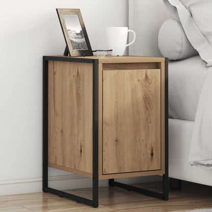 vidaXL Bedside Table Artisan Oak 39.5 x 30 x 50 cm Engineered Wood