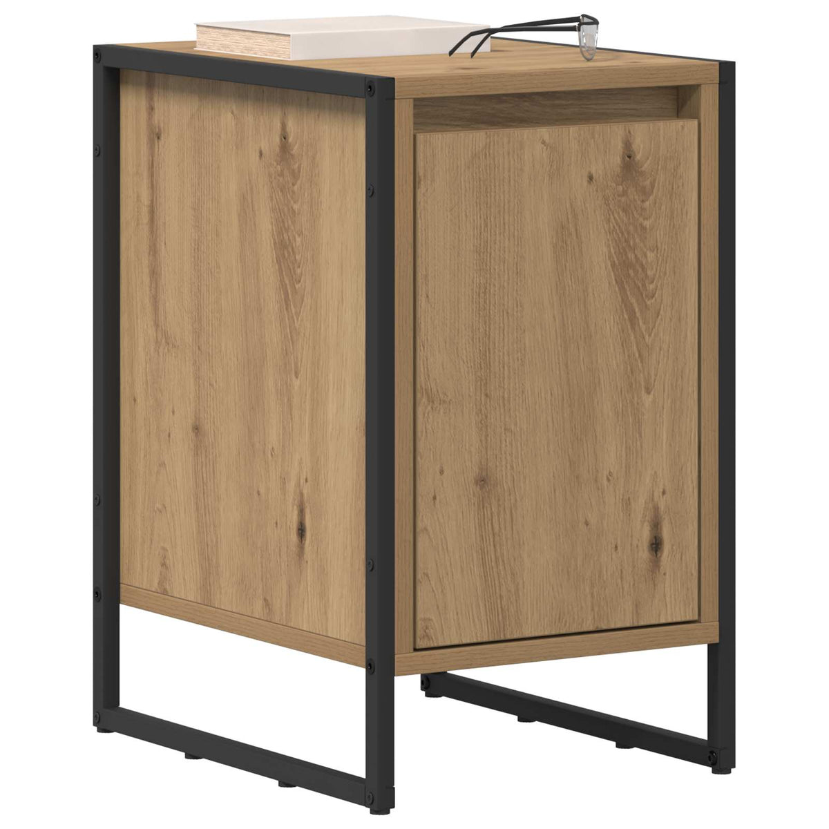 vidaXL Bedside Table Artisan Oak 39.5 x 30 x 50 cm Engineered Wood