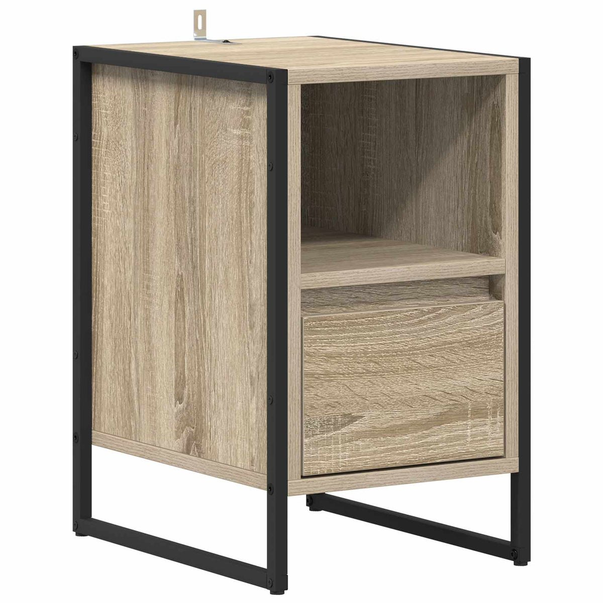 vidaXL Bedside Table Sonoma Oak 39.5 x 30 x 50 cm Engineered Wood