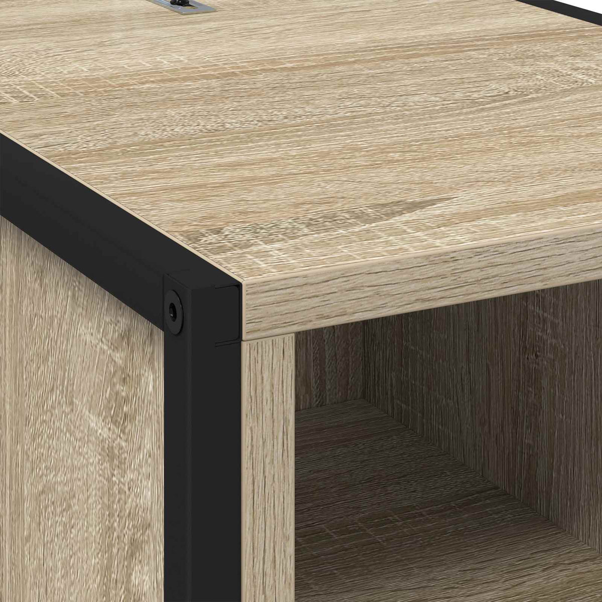vidaXL Bedside Table 2 pcs Sonoma Oak 39.5 x 30 x 50 cm