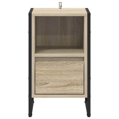 vidaXL Bedside Table 2 pcs Sonoma Oak 39.5 x 30 x 50 cm