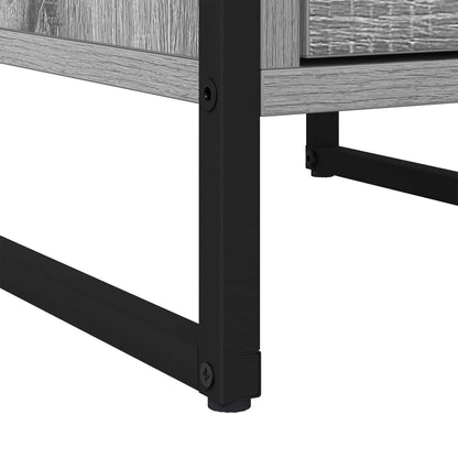 vidaXL Bedside Table 2 pcs Grey Sonoma 39.5 x 30 x 50 cm