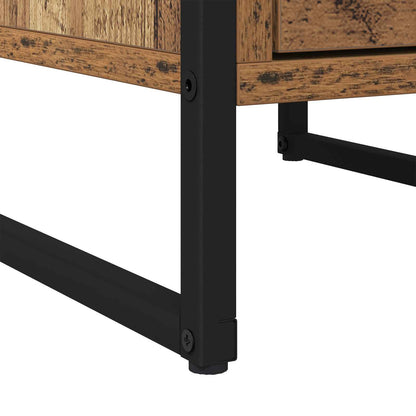 vidaXL Bedside Table 2 pcs Old Wood 39.5 x 30 x 50 cm Engineered Wood