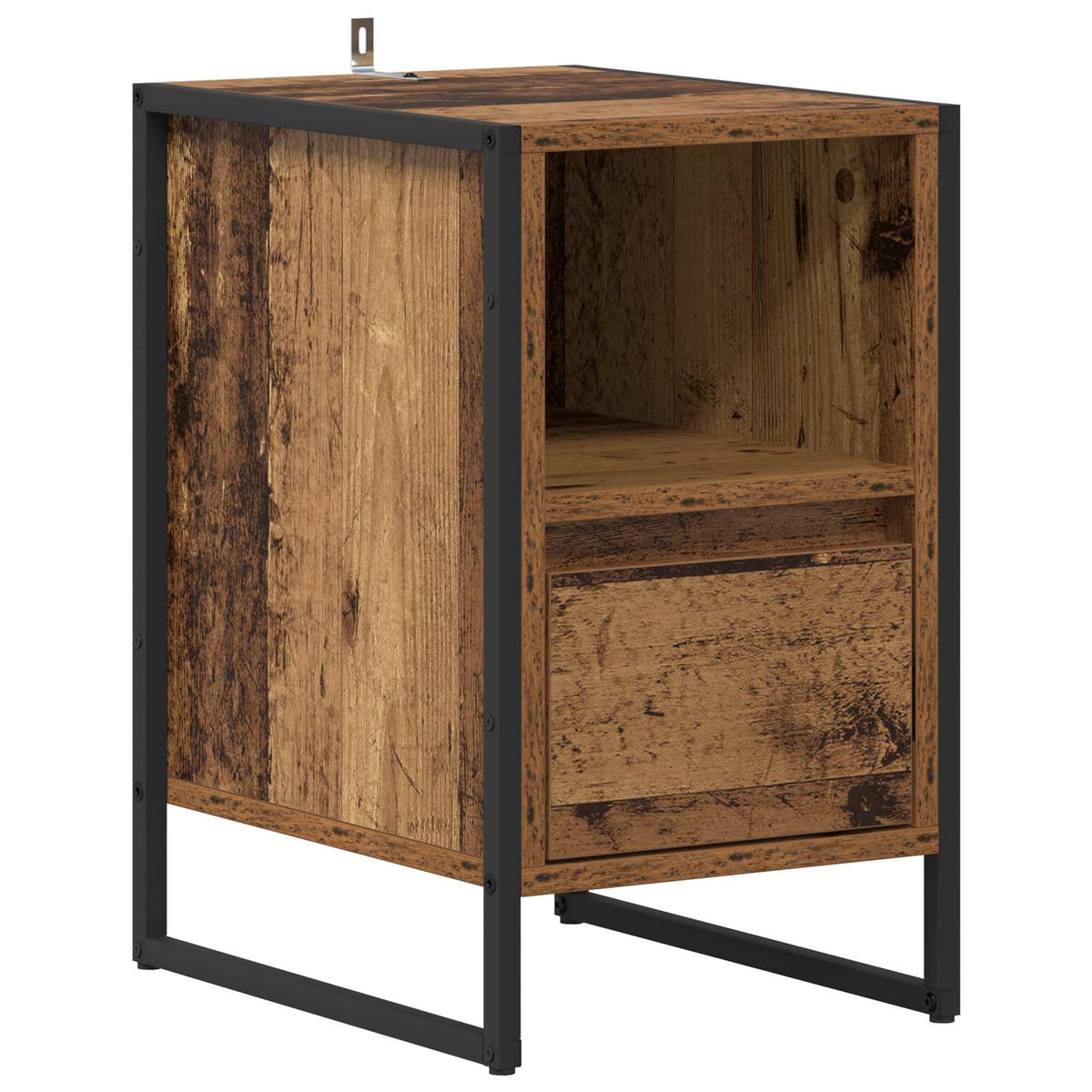 vidaXL Bedside Table 2 pcs Old Wood 39.5 x 30 x 50 cm Engineered Wood