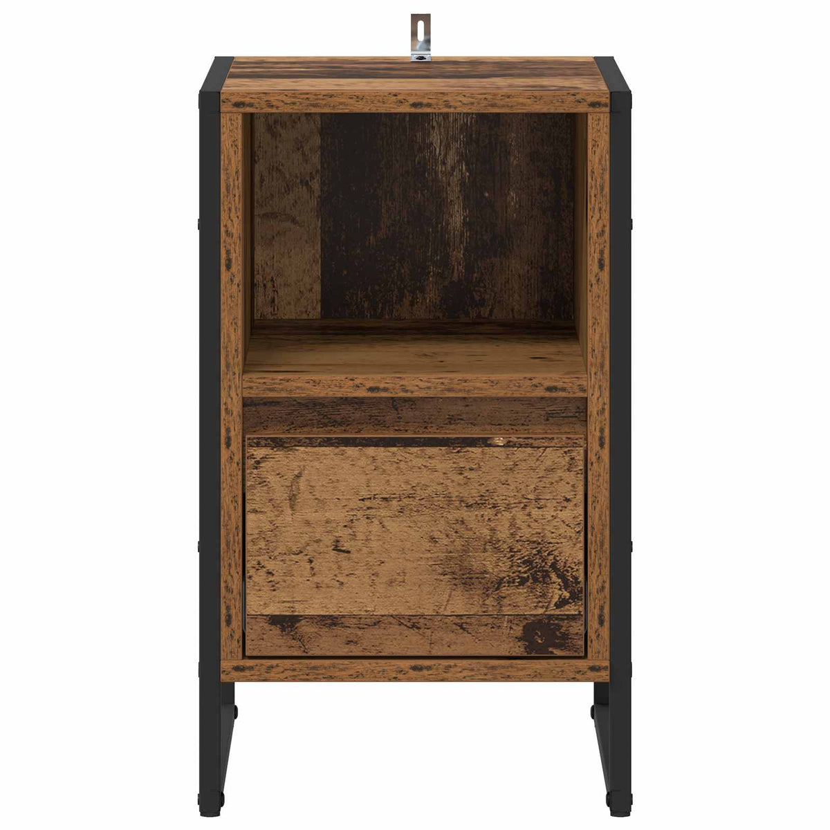 vidaXL Bedside Table 2 pcs Old Wood 39.5 x 30 x 50 cm Engineered Wood