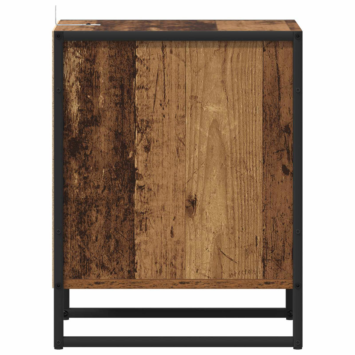 vidaXL Bedside Table 2 pcs Old Wood 39.5 x 30 x 50 cm Engineered Wood