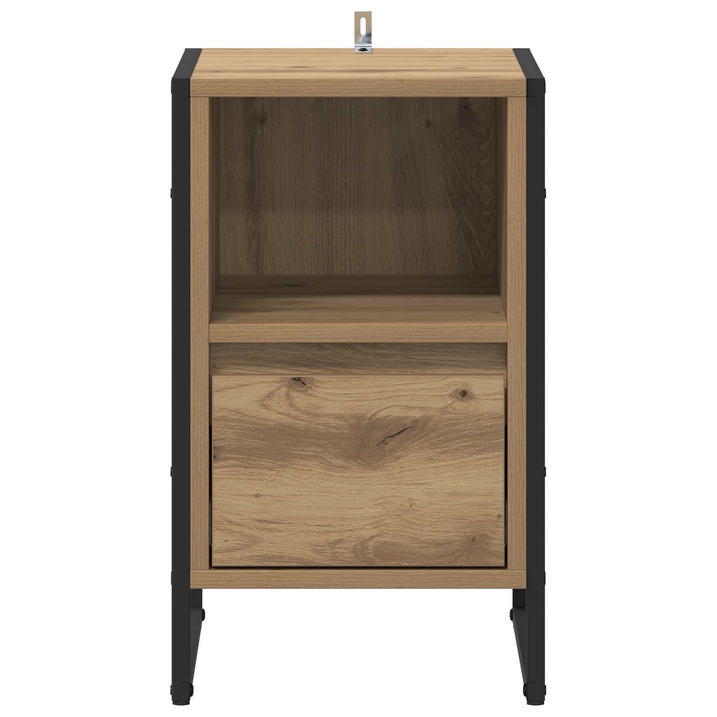vidaXL Bedside Table with Drawer 2 pcs Artisian Oak 39.5 x 30 x 50 cm