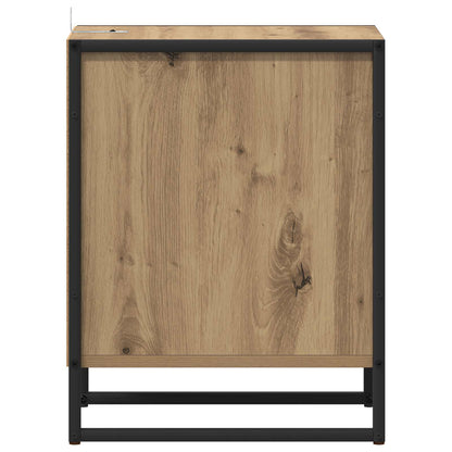 vidaXL Bedside Table with Drawer 2 pcs Artisian Oak 39.5 x 30 x 50 cm