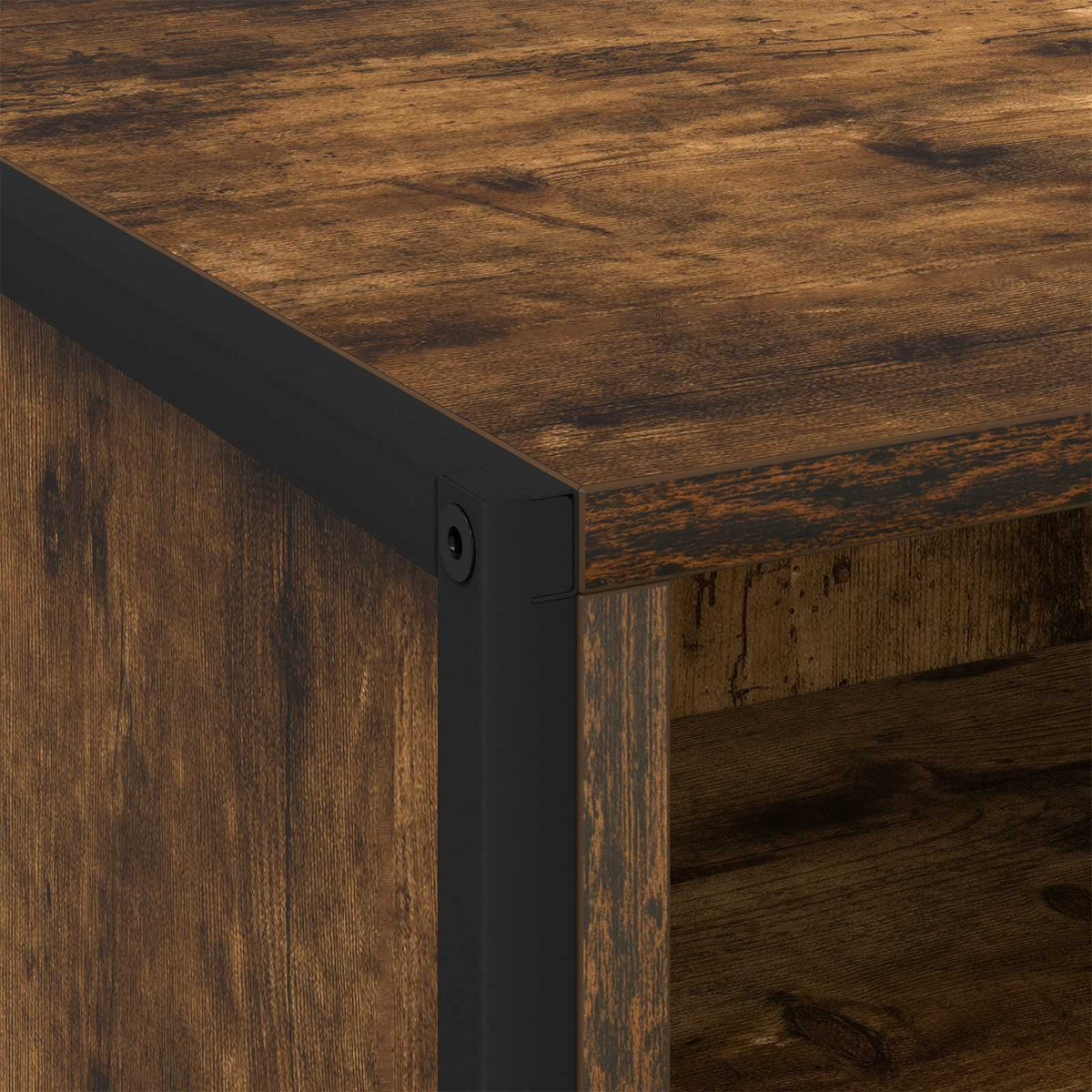 vidaXL Bedside Table 2 pcs Smoked Oak 50 x 39.5 x 50 cm