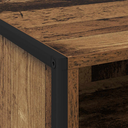 vidaXL Bedside Table Old Wood 50 x 39.5 x 50 cm Engineered Wood