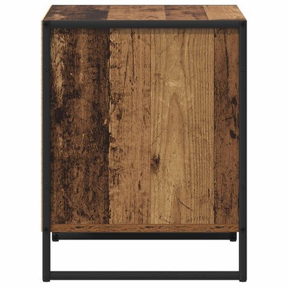 vidaXL Bedside Table Old Wood 50 x 39.5 x 50 cm Engineered Wood