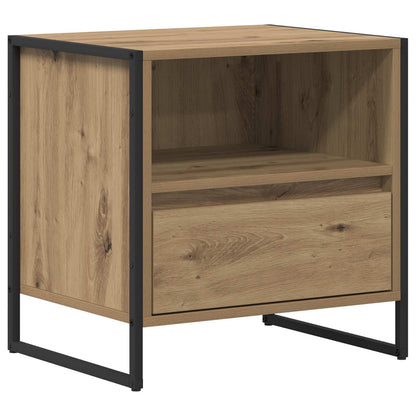 vidaXL Bedside Table 2 pcs Artisan Oak 50 x 39.5 x 50 cm