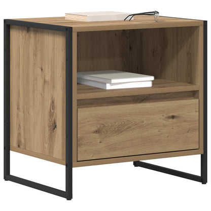 vidaXL Bedside Table 2 pcs Artisan Oak 50 x 39.5 x 50 cm