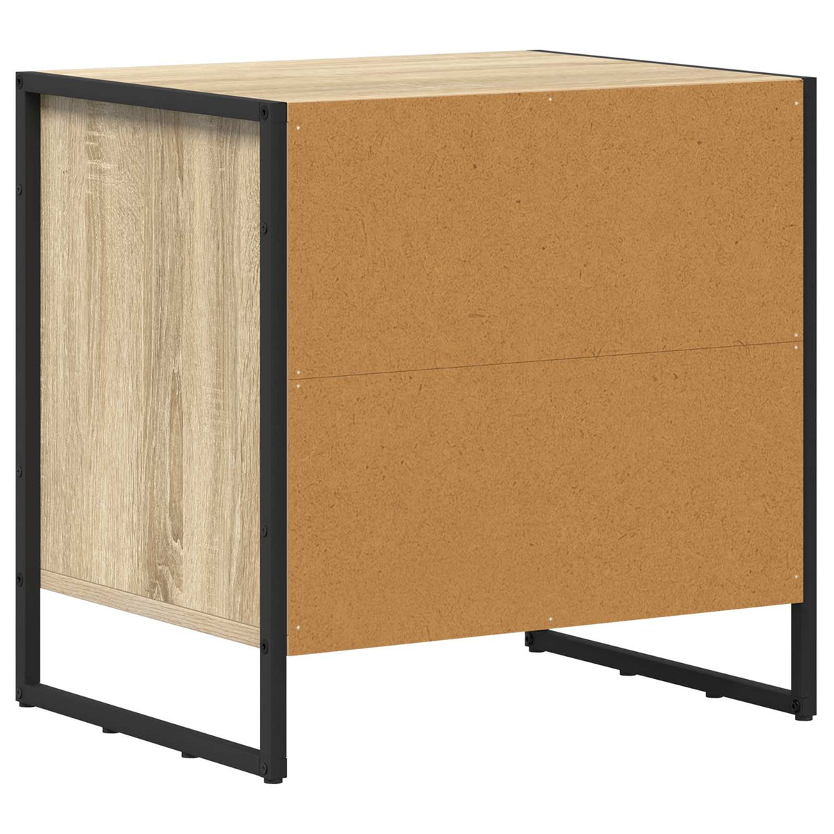 vidaXL Bedside Table Sonoma Oak 50 x 39.5 x 50 cm Engineered Wood
