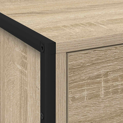 vidaXL Bedside Table 2 pcs Sonoma Oak 50 x 39.5 x 50 cm