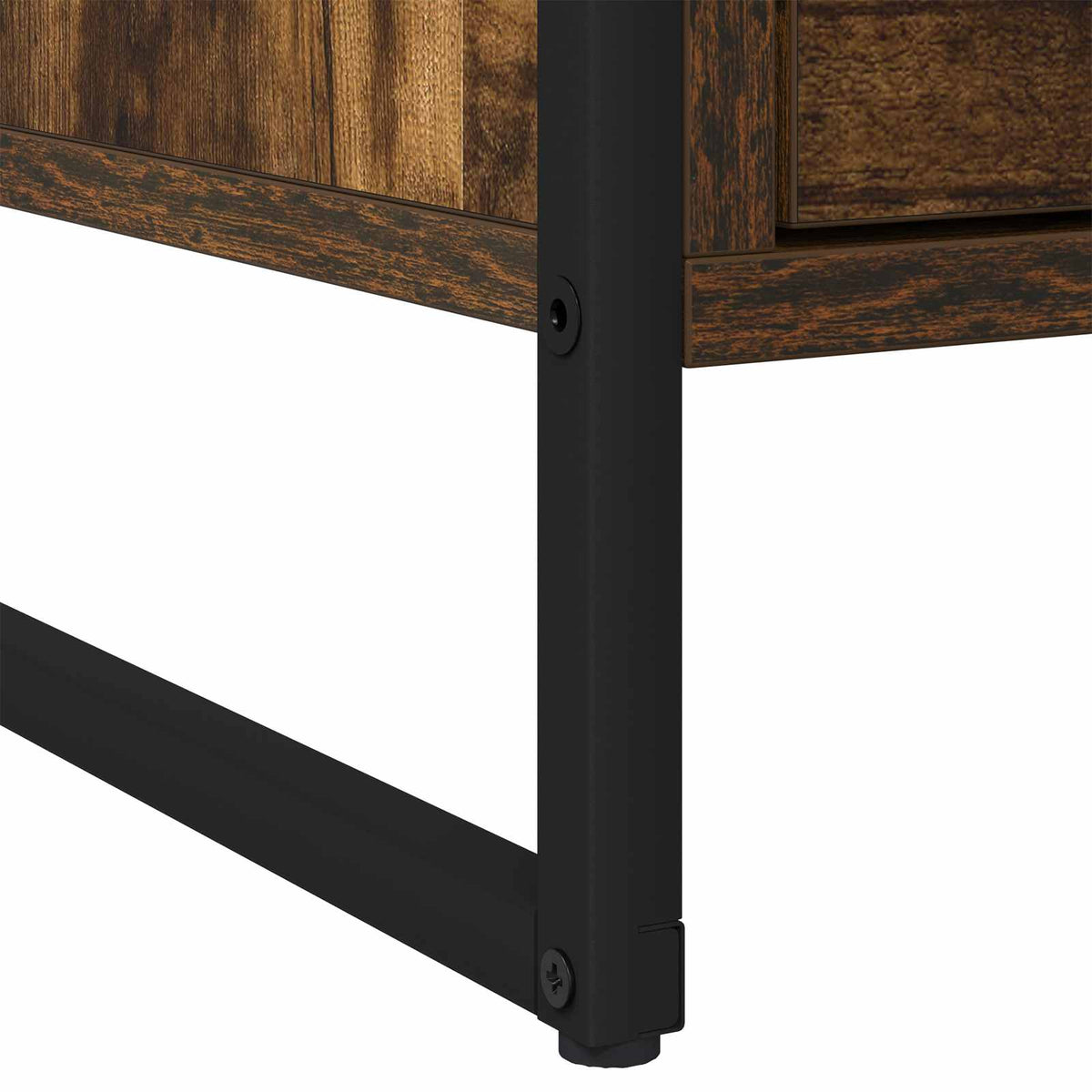 vidaXL Bedside Table Smoked Oak 50 x 39.5 x 50 cm Engineered Wood