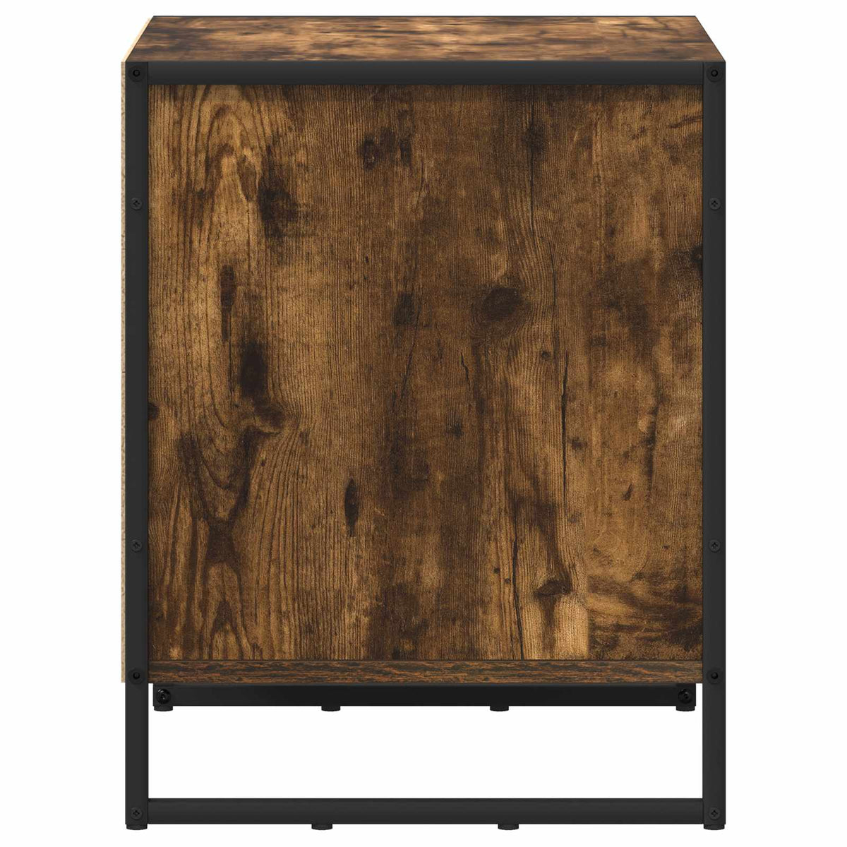vidaXL Bedside Table Smoked Oak 50 x 39.5 x 50 cm Engineered Wood