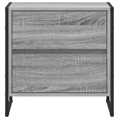 vidaXL Bedside Table Grey Sonoma 50 x 39.5 x 50 cm Engineered Wood