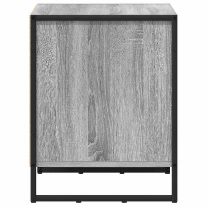 vidaXL Bedside Table Grey Sonoma 50 x 39.5 x 50 cm Engineered Wood