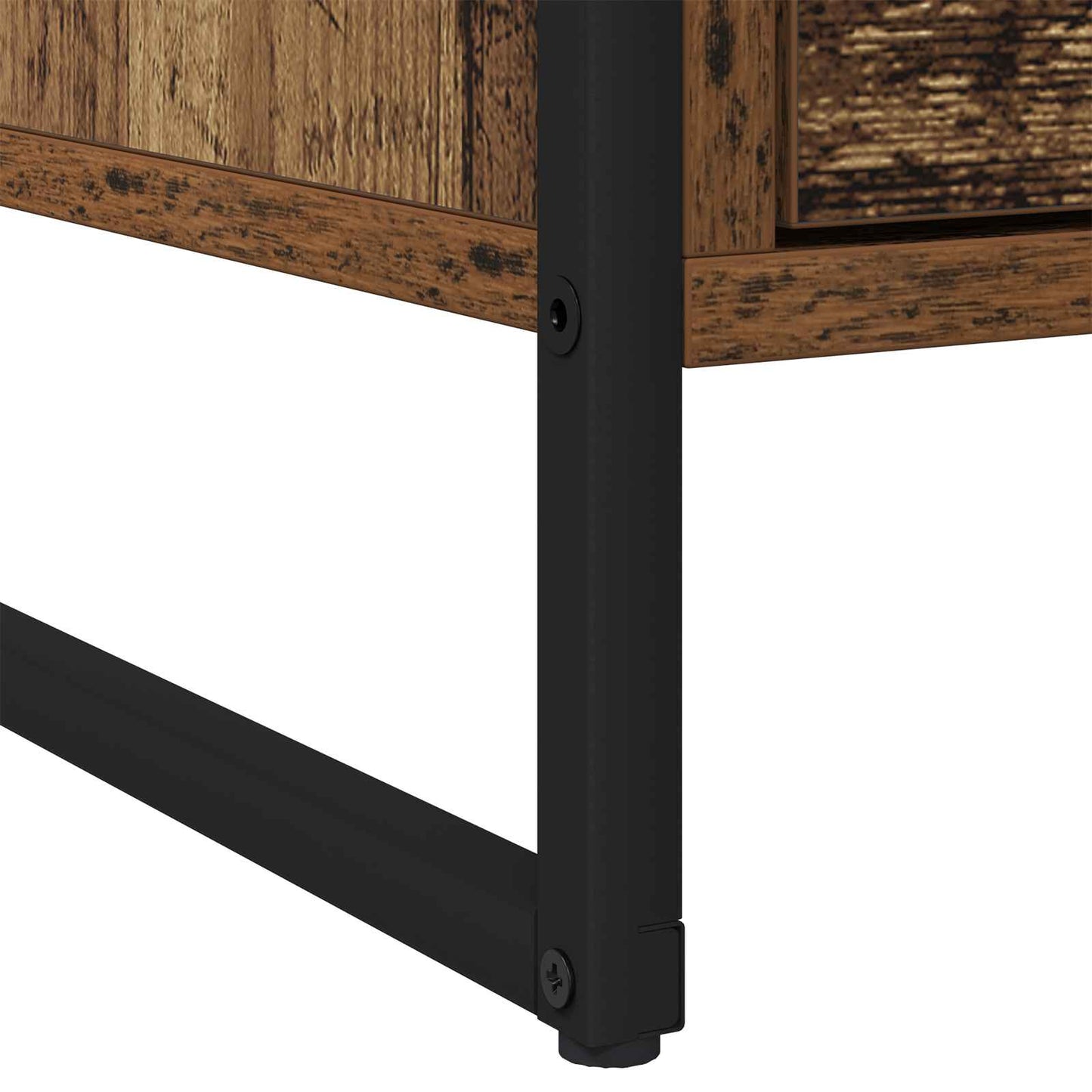 vidaXL Bedside Table 2 pcs Old Wood 50 x 39.5 x 50 cm Engineered Wood