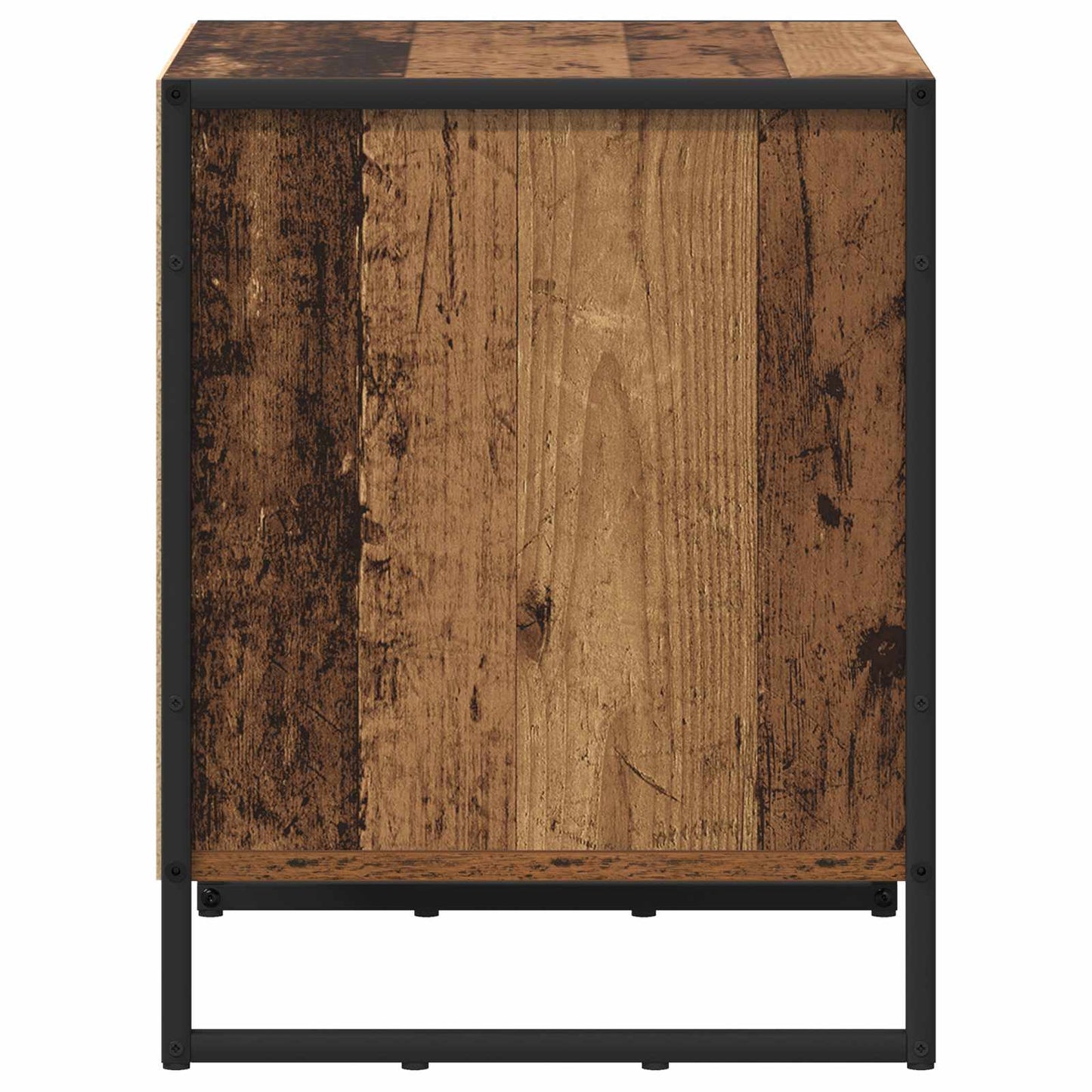 vidaXL Bedside Table 2 pcs Old Wood 50 x 39.5 x 50 cm Engineered Wood