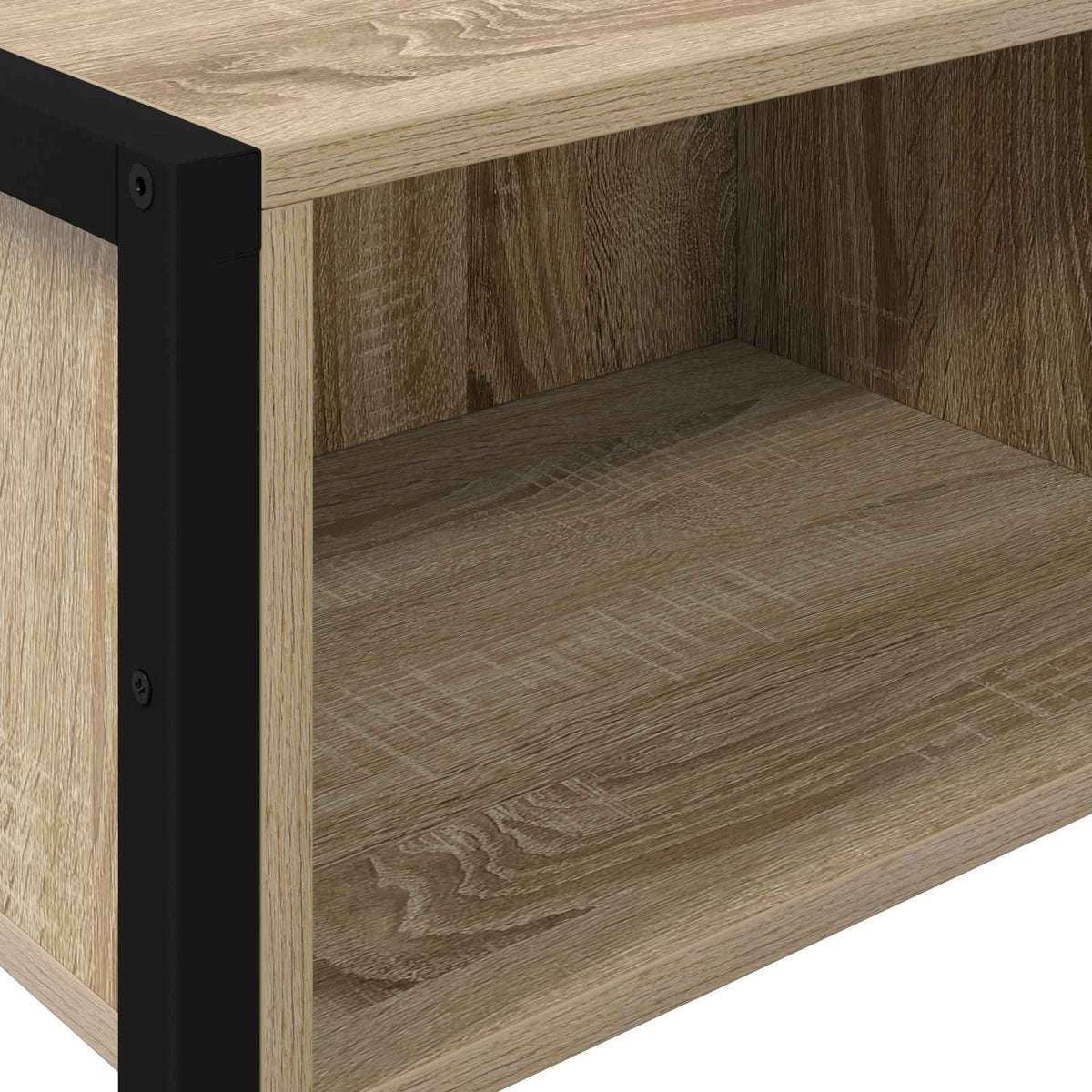 vidaXL End Table Sonoma Oak 100 x 36 x 75 cm Engineered Wood