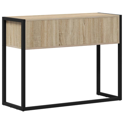 vidaXL End Table Sonoma Oak 100 x 36 x 75 cm Engineered Wood