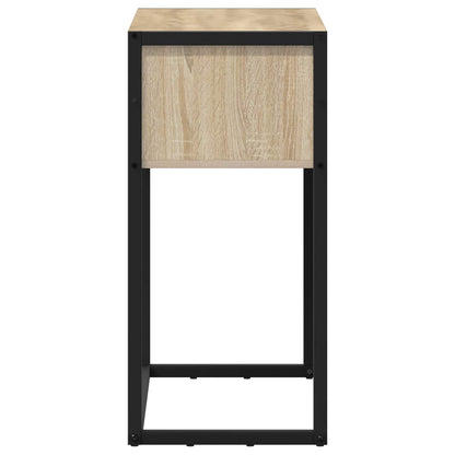 vidaXL End Table Sonoma Oak 100 x 36 x 75 cm Engineered Wood