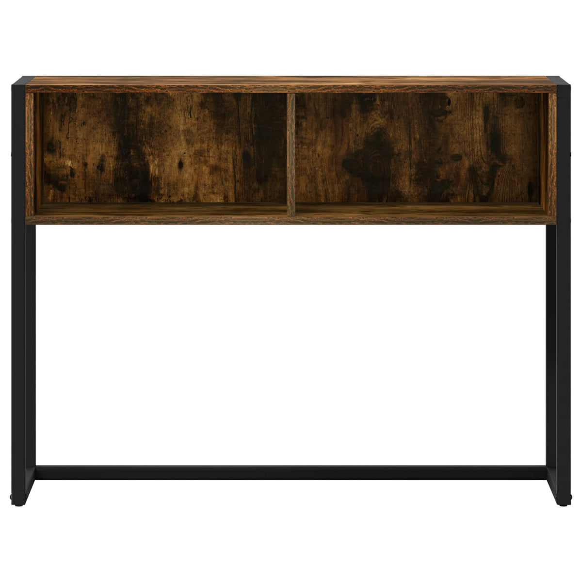 vidaXL End Table Smoked Oak 100 x 36 x 75 cm Engineered Wood