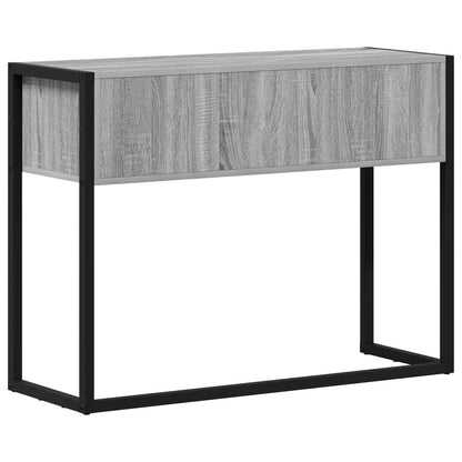 vidaXL End Table Grey Sonoma 100 x 36 x 75 cm Engineered Wood
